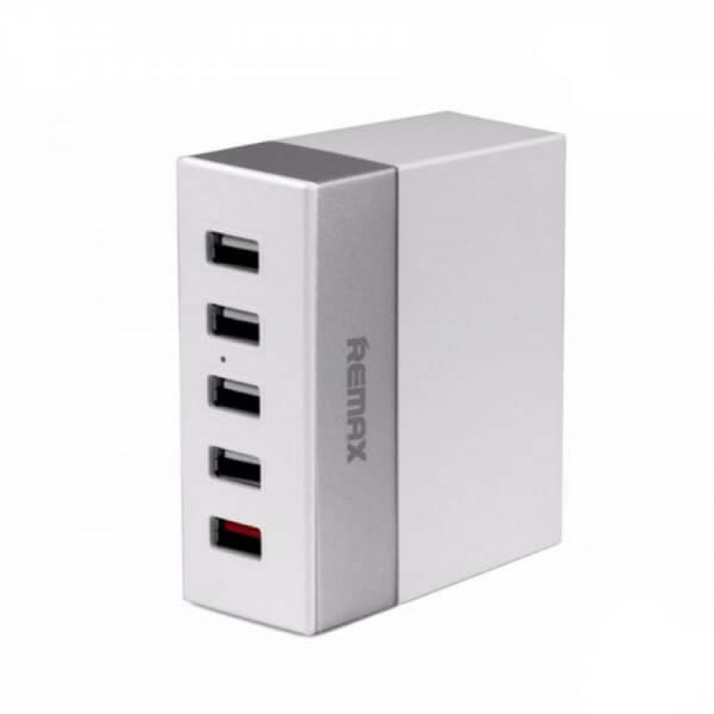 Remax 5 Ports USB Charger Business Version RU-U1 (max output 6.2A) UL- Silver