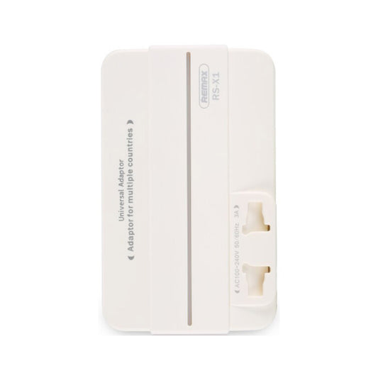 Remax 2.1A unbounded dual USB Travel Adaptor RS-X1 US - White