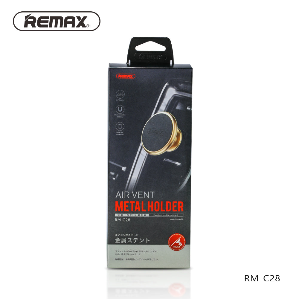 Remax Air Vent Metal Holder RM-C28 - Gold