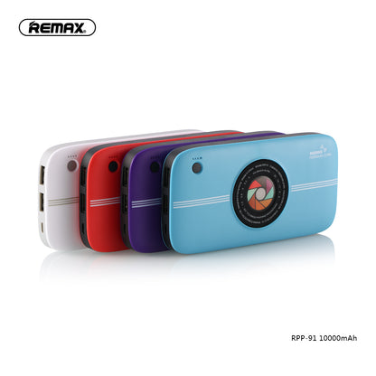 Remax Category Wireless Power Bank 10000 mAh RPP-91 - Blue