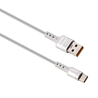 Remax Chaining Series Fast-Charging 5A Data Cable for Type-C RC-135a quick charge - White