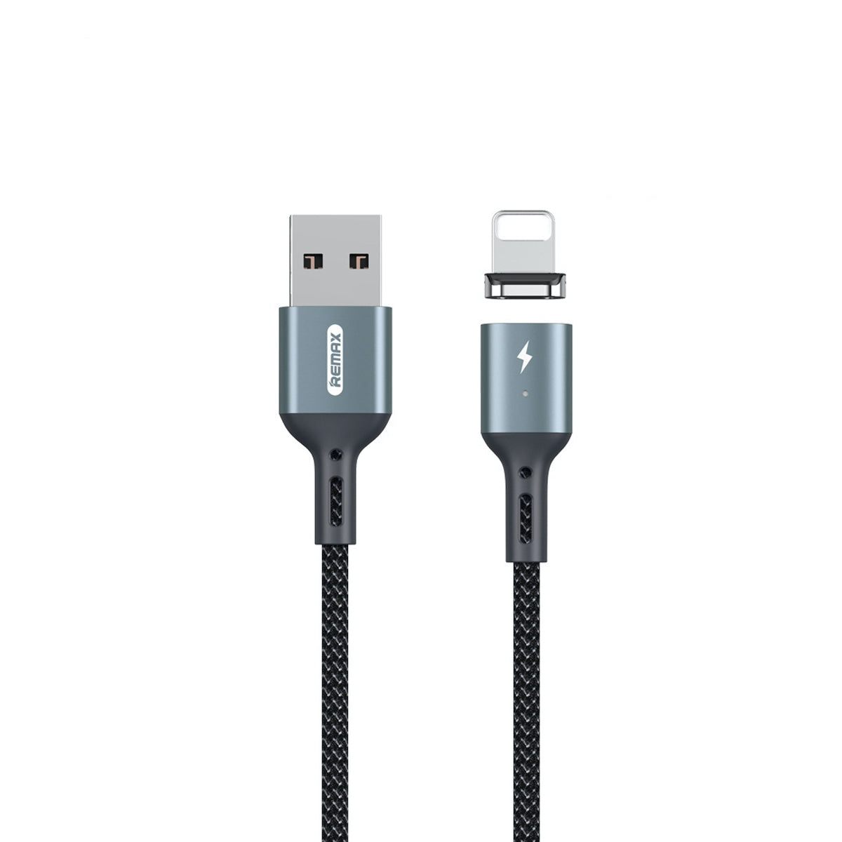 Remax Cigan Series 3.0A Powerful Magnet Connection Data Cable RC-156i Lightning - Black