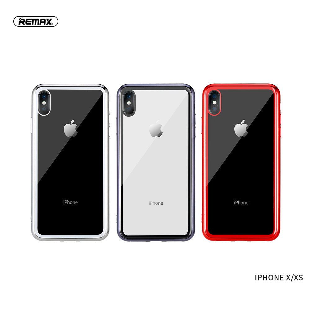 Remax Crysden series glass Case RPC-002 for iPhone XS - Black