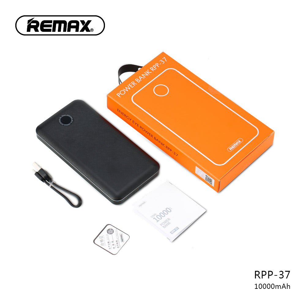 Remax Energy Eye Power Bank 10000 mAh RPP-37 Quick Charge - Black