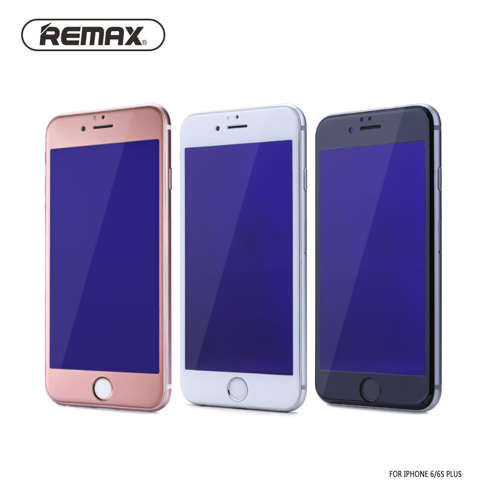 Remax Gener 3D Curved Anti-Blue Ray tempered glass iPhone 6/6s Plus - White