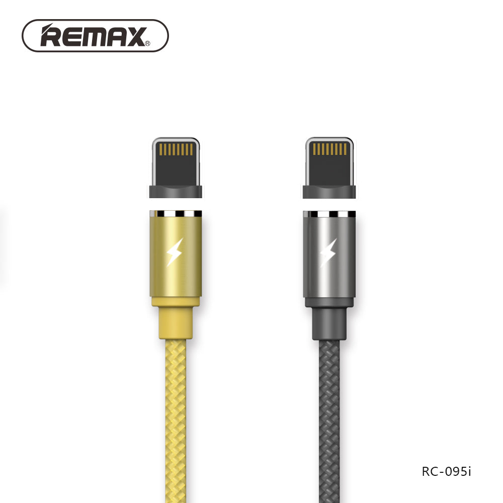 Remax Gravity series Data Cable RC-095i for Lightning Magnetic Cable - Gray