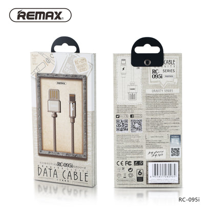 Remax Gravity series Data Cable RC-095i for Lightning Magnetic Cable - Gray