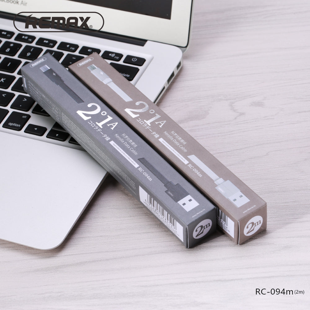 Remax Kerolla Data Cable USB to Micro USB RC-094m 2M - Black