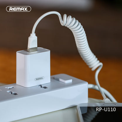 Remax Kinling Series 2.1A Single USB Charger RP-U110 - White