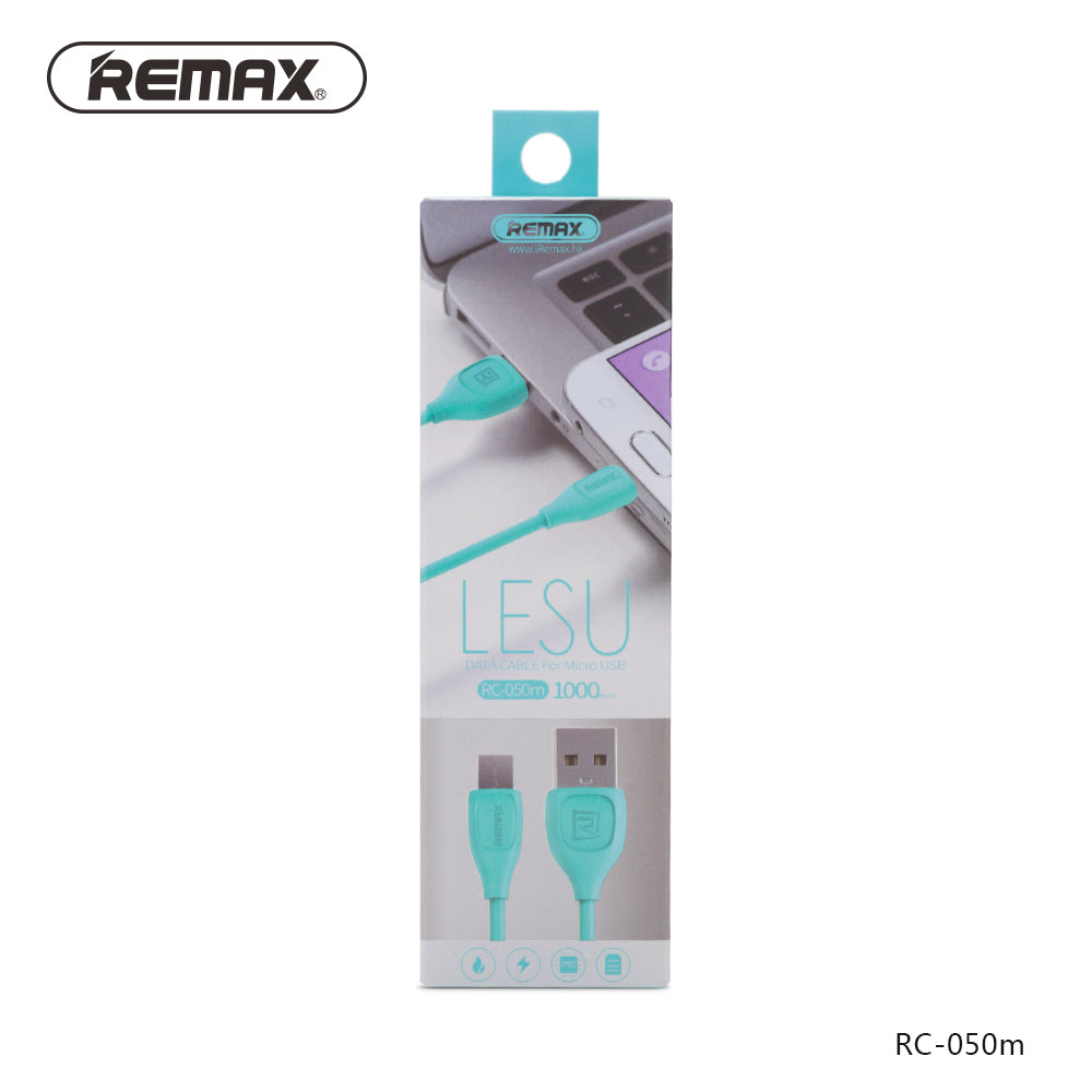 Remax Lesu Cable Micro USB RC-050m - Blue