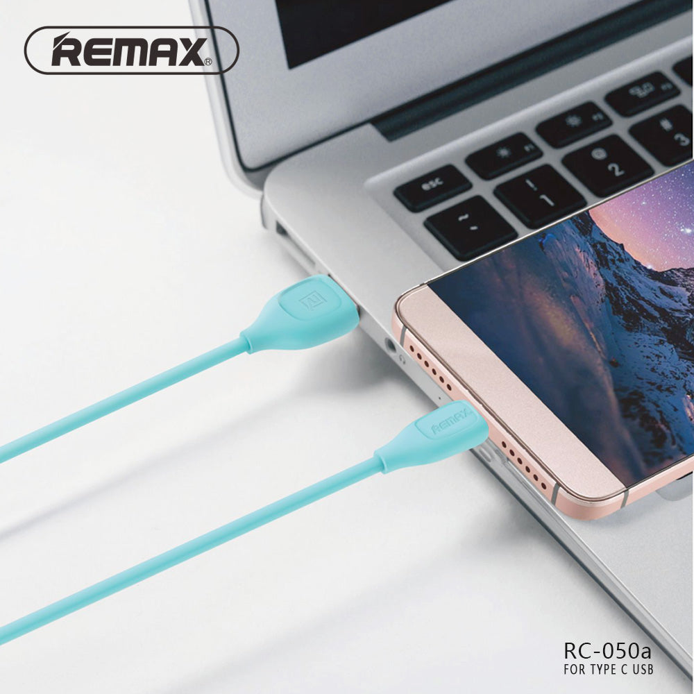 Remax Lesu Type-C Cable RC-050a Max output 1.5A - Blue