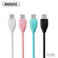 Remax Lesu Type-C Cable RC-050a Max output 1.5A - Pink
