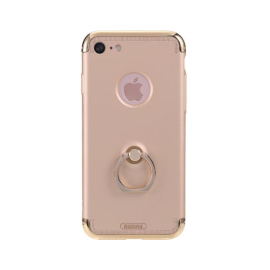 Remax Lock Creative Case for iPhone 7 with Ring - Gold