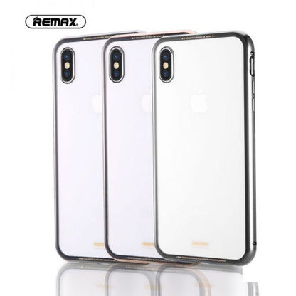 Remax Magnets Pro series 360 protection Set Screen Protector + phone Case RM-1672 for iPhone XS Max - Gray