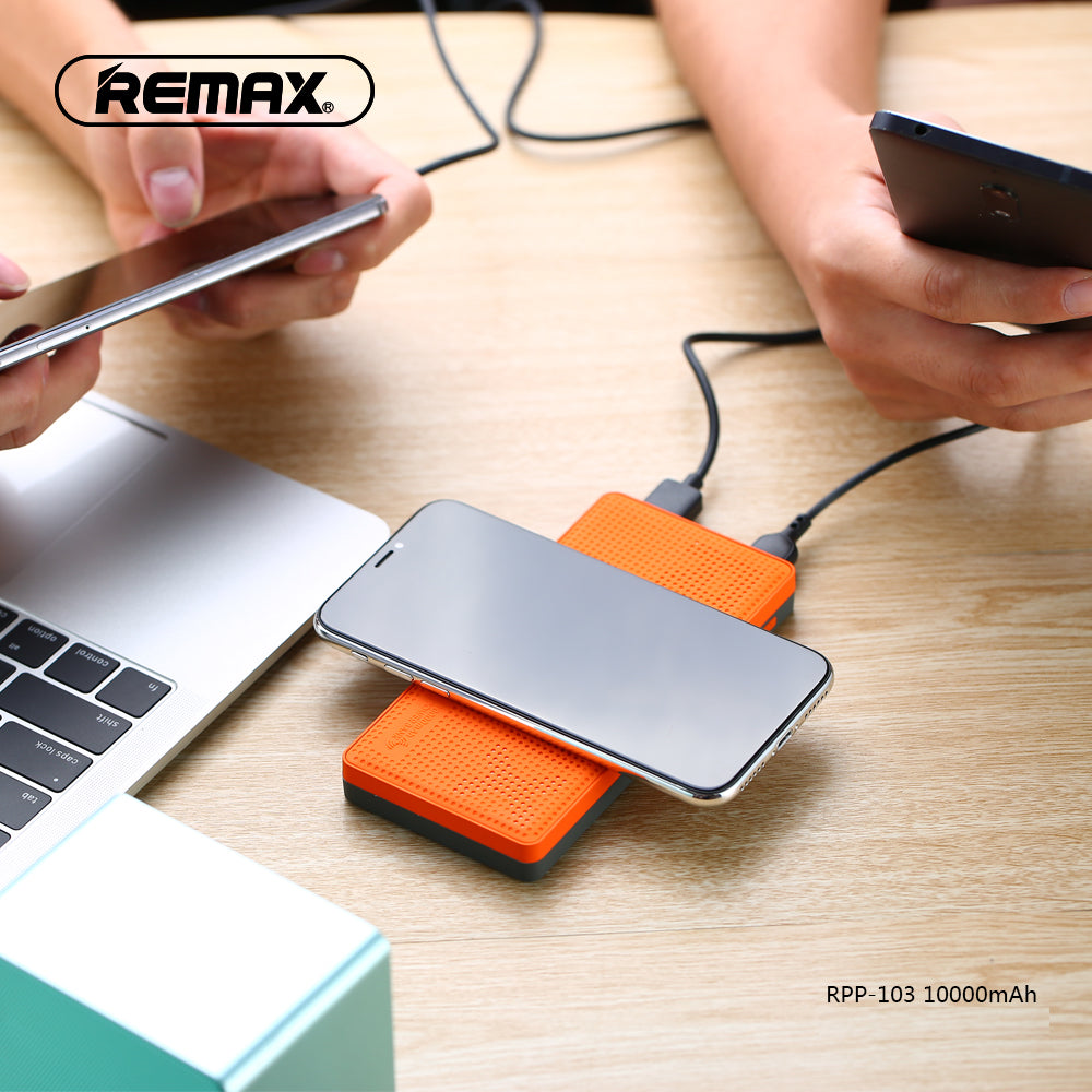 Remax Miles series Wireless Power Bank 10000 mAh RPP-103 - Black