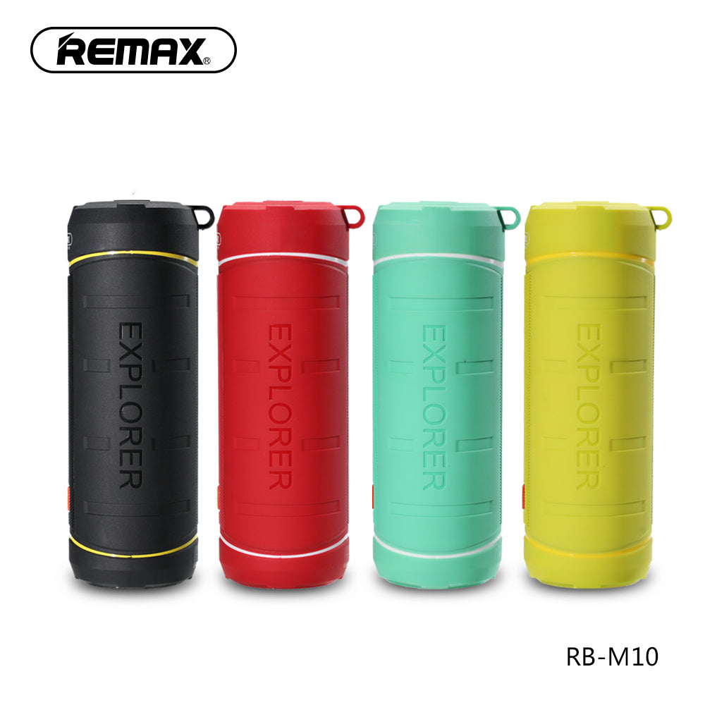 Remax RB-M10 Portable Bluetooth Speaker Support TF card and AUX-in - Black