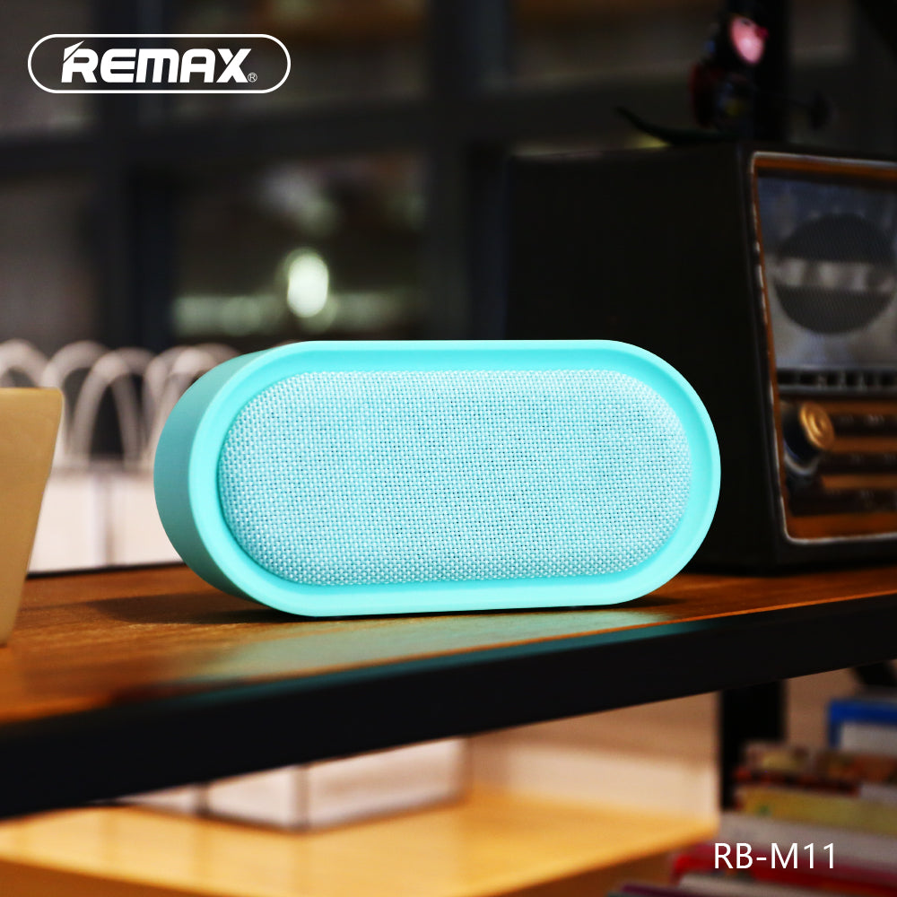 Remax RB-M11 Desktop Fabric Bluetooth Speaker - Green