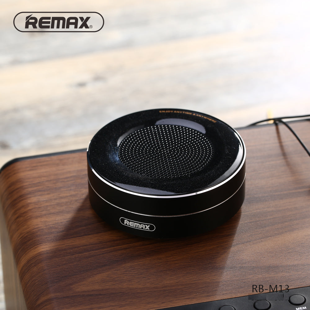 Remax RB-M13 Portable Bluetooth Speaker support TF Card playing - Rose Gold