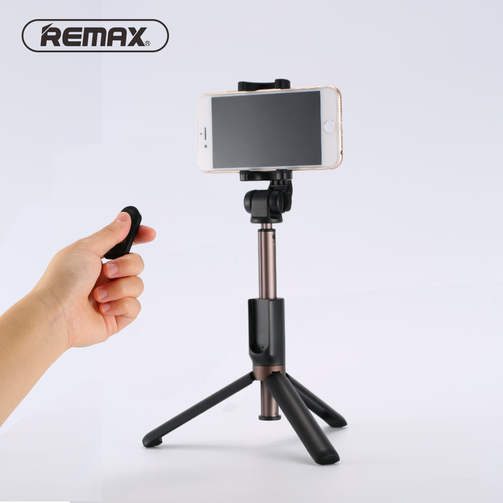 Remax RP-P9 Bluetooth Selfie Stick Special design with tripod - Black