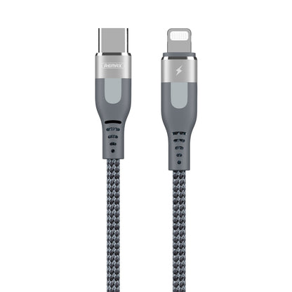 Remax Super PD Fast Charging Type-C To Lightning Data Cable RC-151CL - Silver