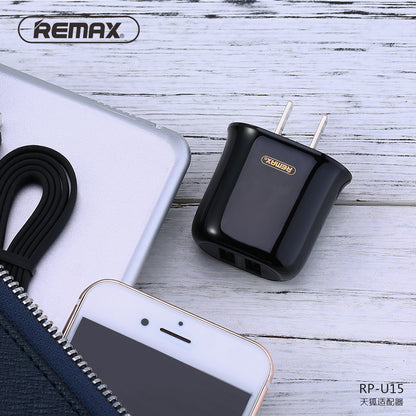 Remax Tanfox 2 USB Adapter RP-U15 Output: 2.1A USB Port: 2 - White