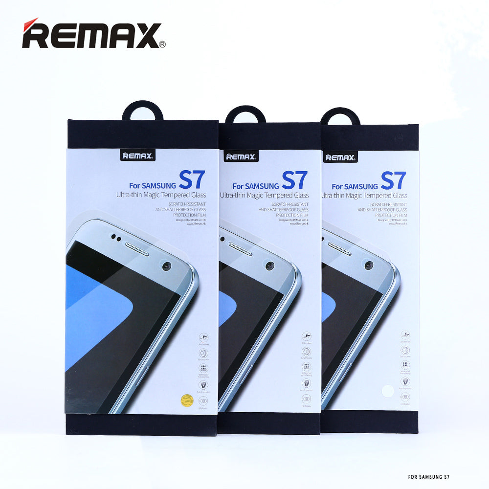 Remax Top series S7 3D Curved tempered Glass - White