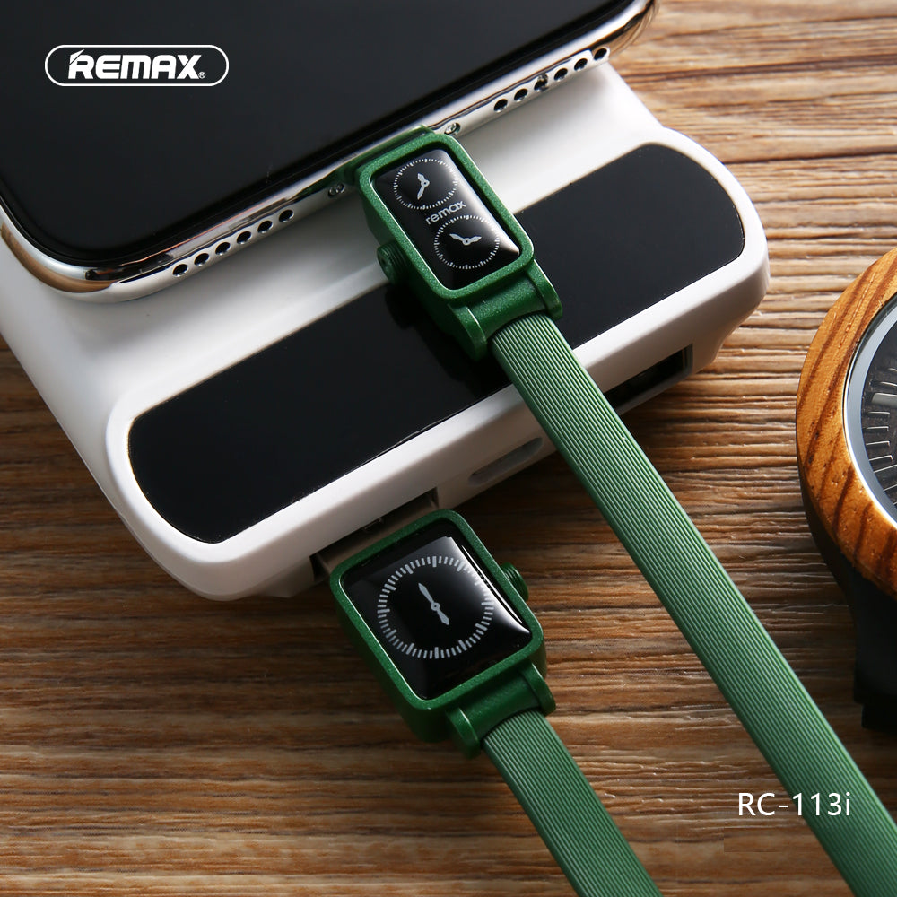 Remax Watch Data Cable for Lightning RC-113i silver