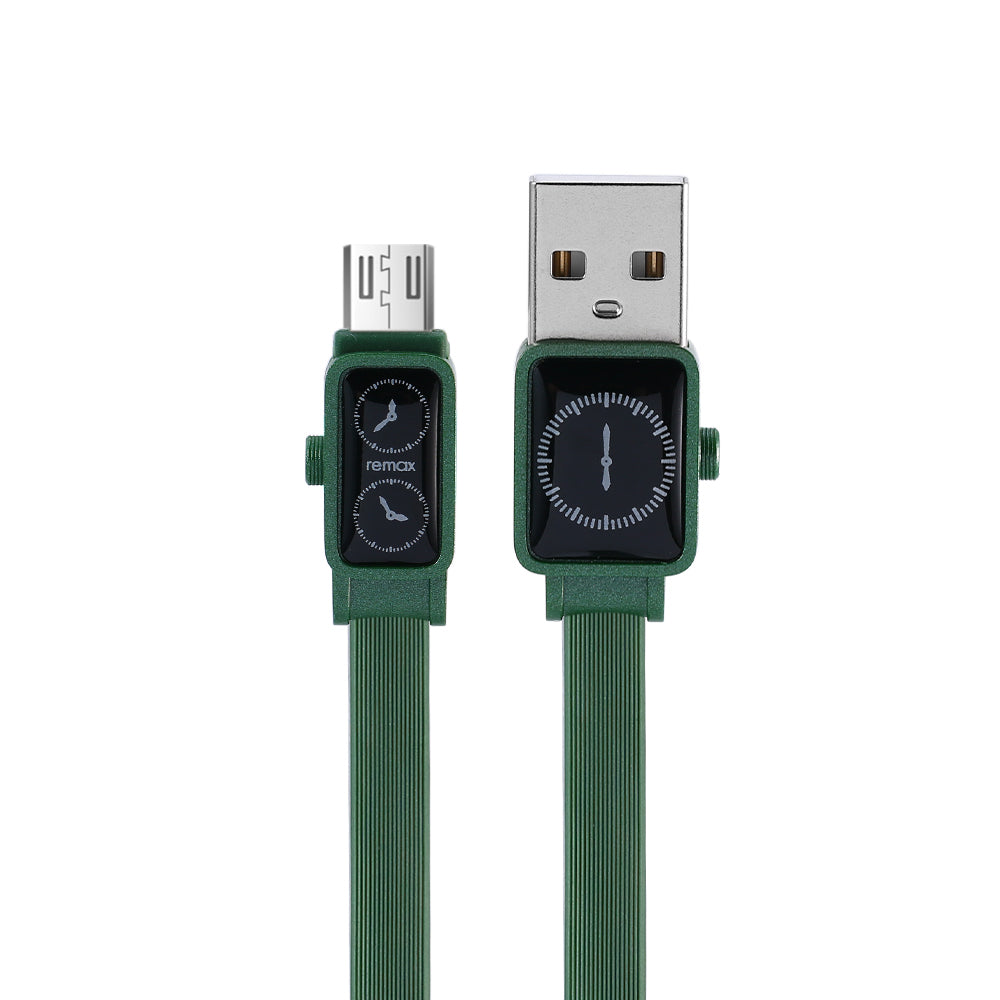 Remax Watch Data Cable for Micro USB RC-113m - Green