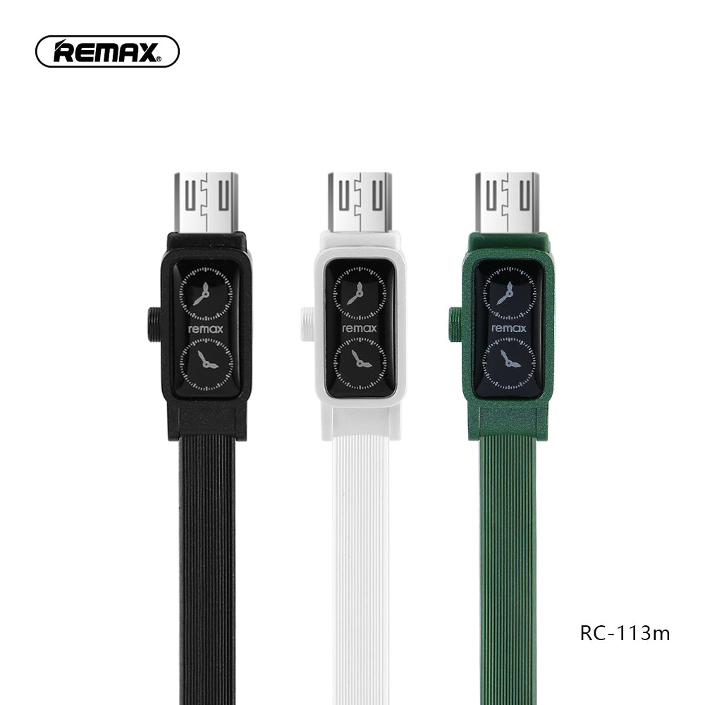 Remax Watch Data Cable for Micro USB RC-113m - Green