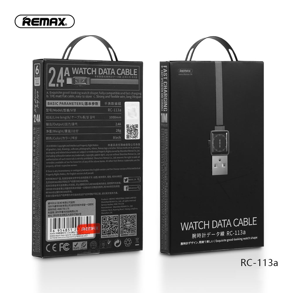 Remax Watch Data Cable for Type-C RC-113a - Black