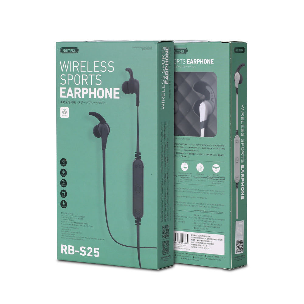 Remax Wireless Sports Earphone RB-S25 - White