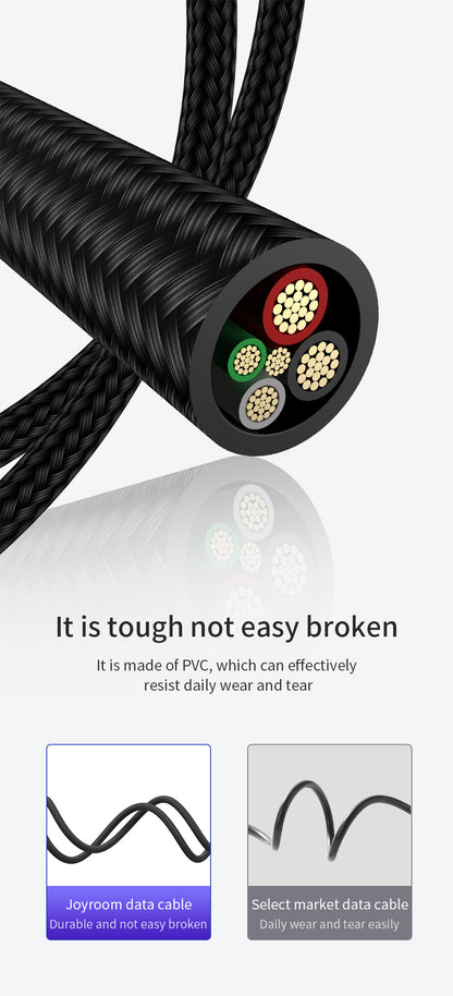 Joyroom Roma Series PD fast charging Cable 1.2M S-M417 1.2M - Red