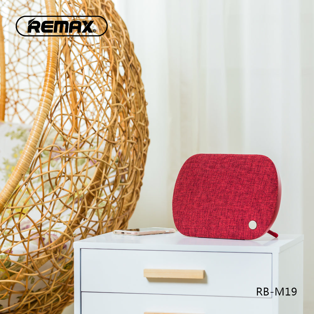 Remax Desktop fabric Bluetooth Speaker RB-M19 - White